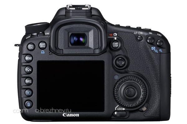 Canon EOS 7D back