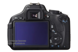 Canon EOS 600D - вид сзади